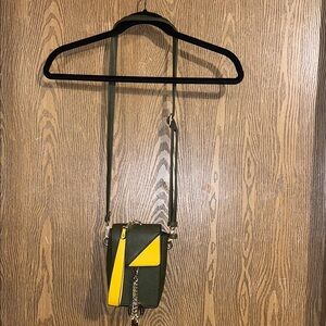 Stylish Green and Yellow Purse